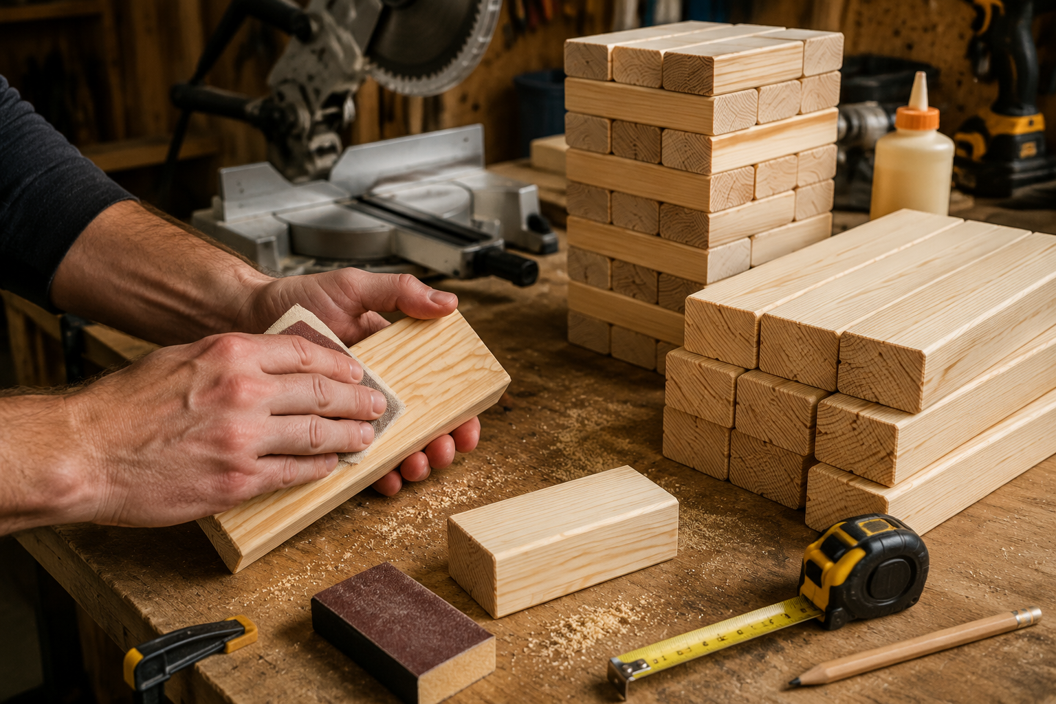 The Foundation of Fun: Essential Tools and Materials for DIY Outdoor Wooden Games: Building Giant Jenga, Cornhole Boards, and