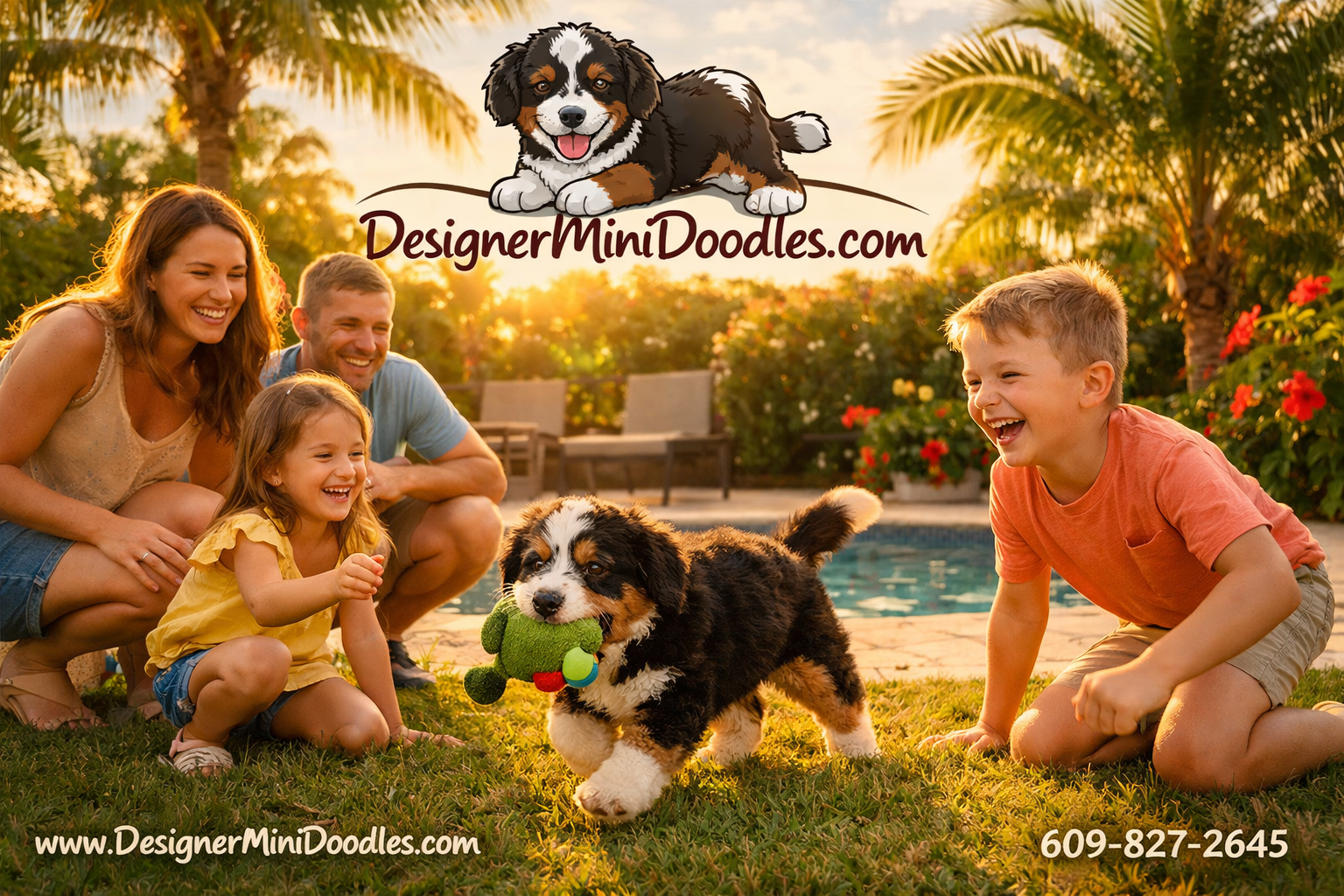 Mini Bernedoodle Puppies Florida