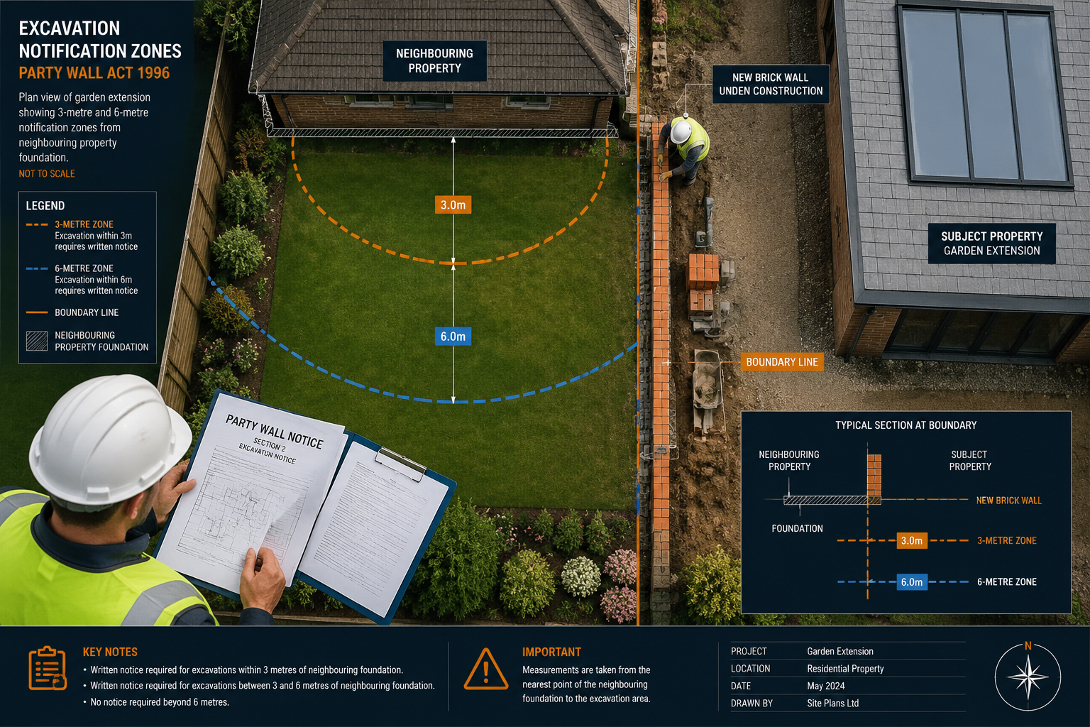 Notifiable Works: When Garden Wall and Fence Projects Trigger the Act