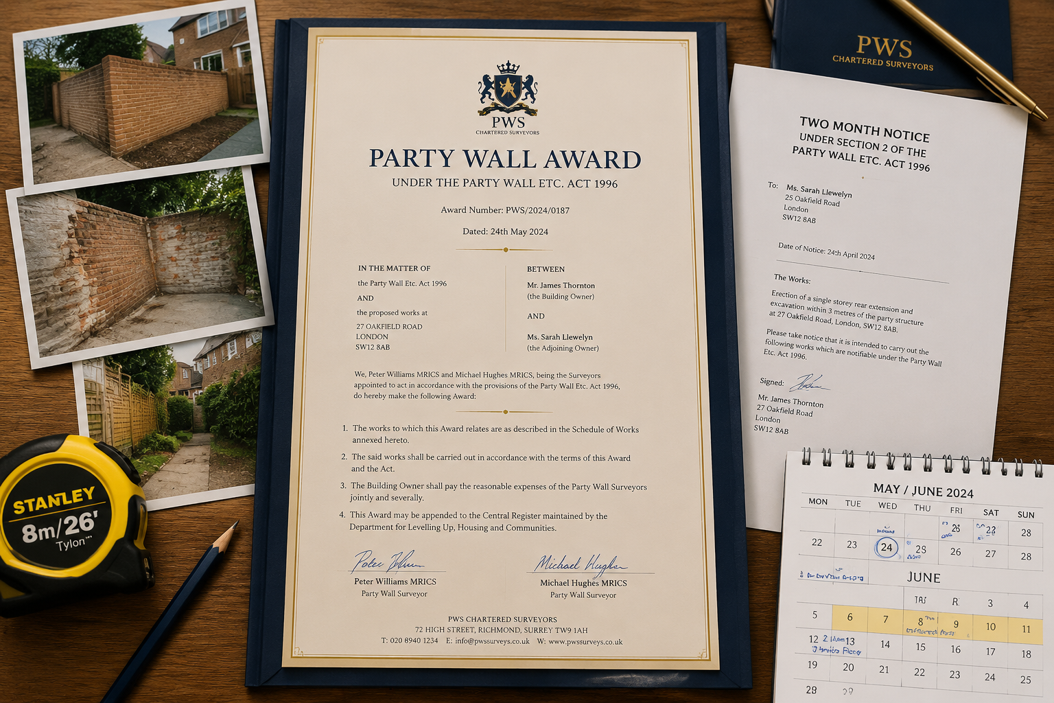 Serving Notice, Reaching Agreement, and the Party Wall Award