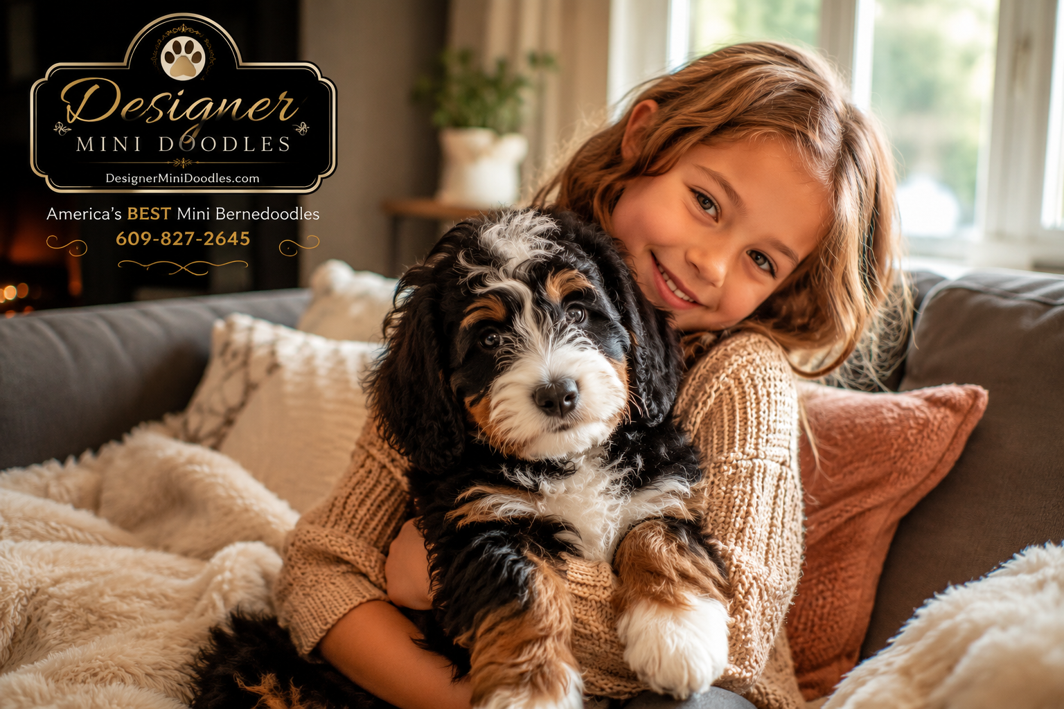 Mini bernedoodle puppies in Georgia