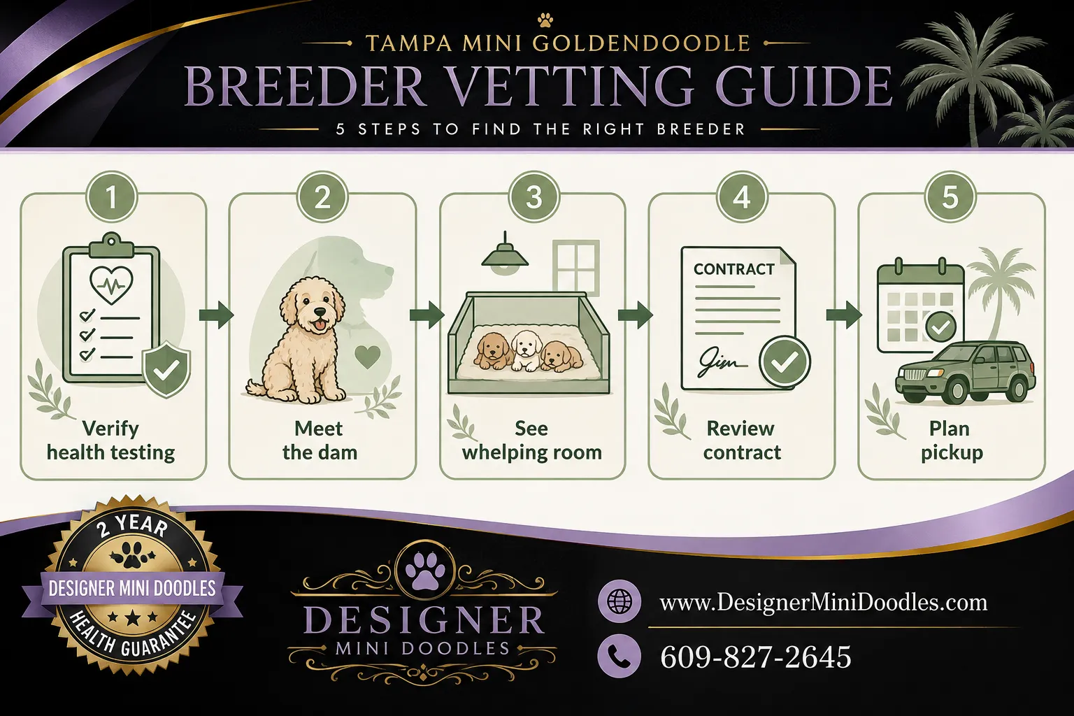 Where do I find mini goldendoodle breeders in Tampa, Florida?