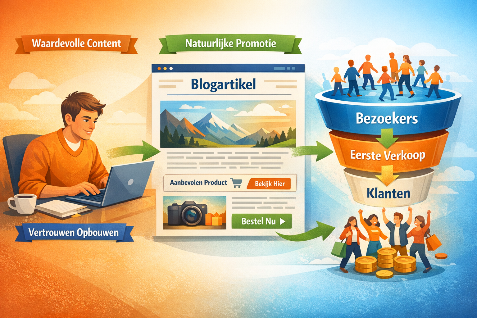 CRITICAL: ALL text, labels, headlines, annotations, and overlays in this image MUST be written in DUTCH. Do NOT use any English text. Every 