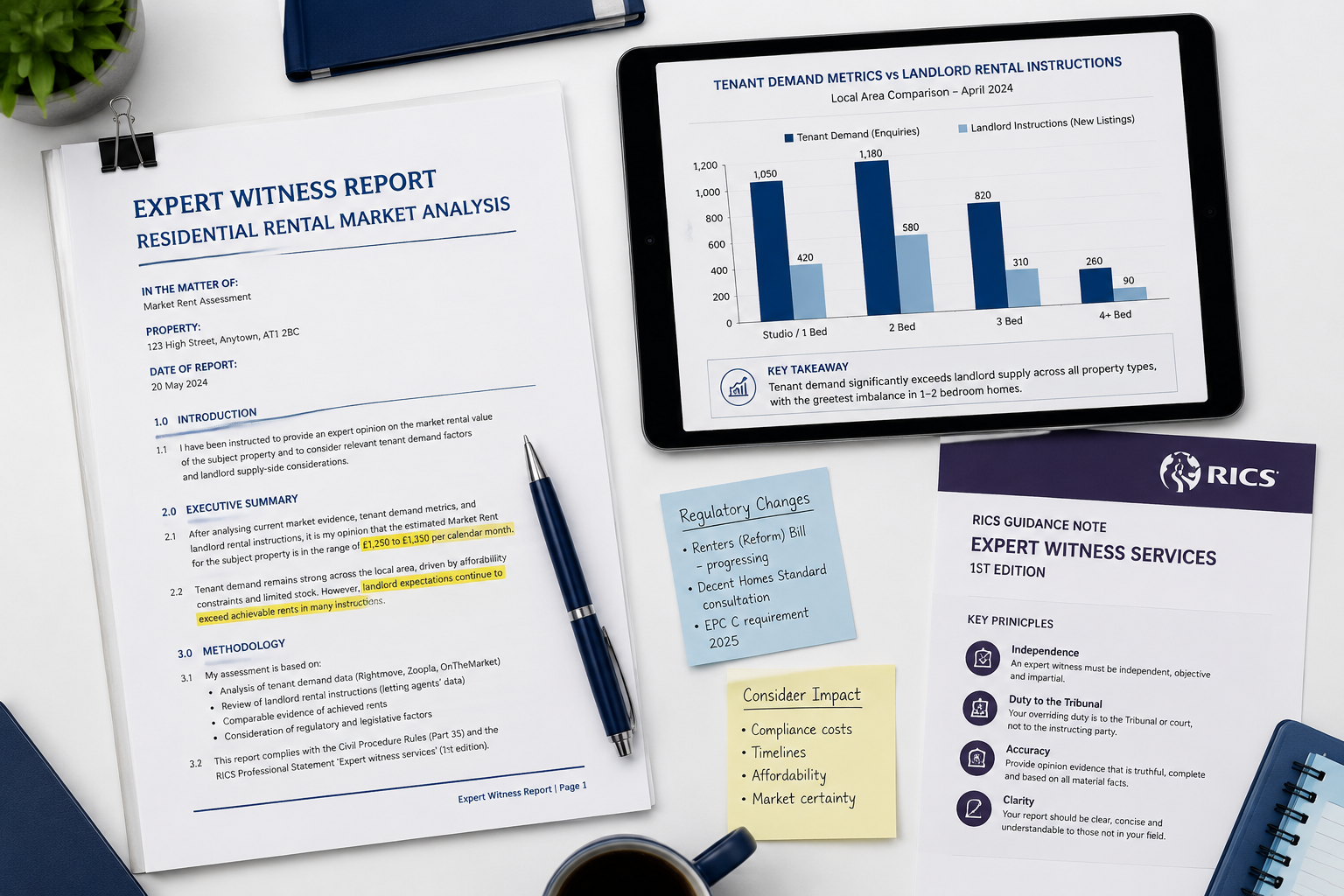 Methodology for Expert Witness Valuations for 2026 Rental Market Disputes: Navigating Tenant Demand and Landlord Instructions