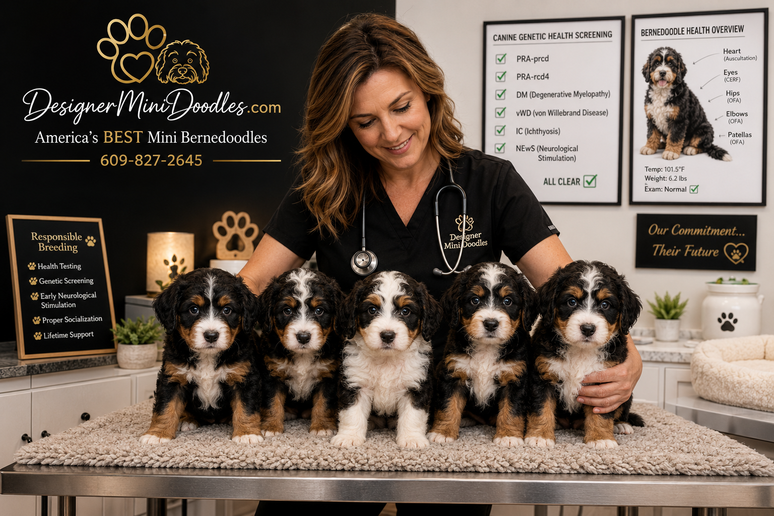 mini bernedoodle puppies in Orlando