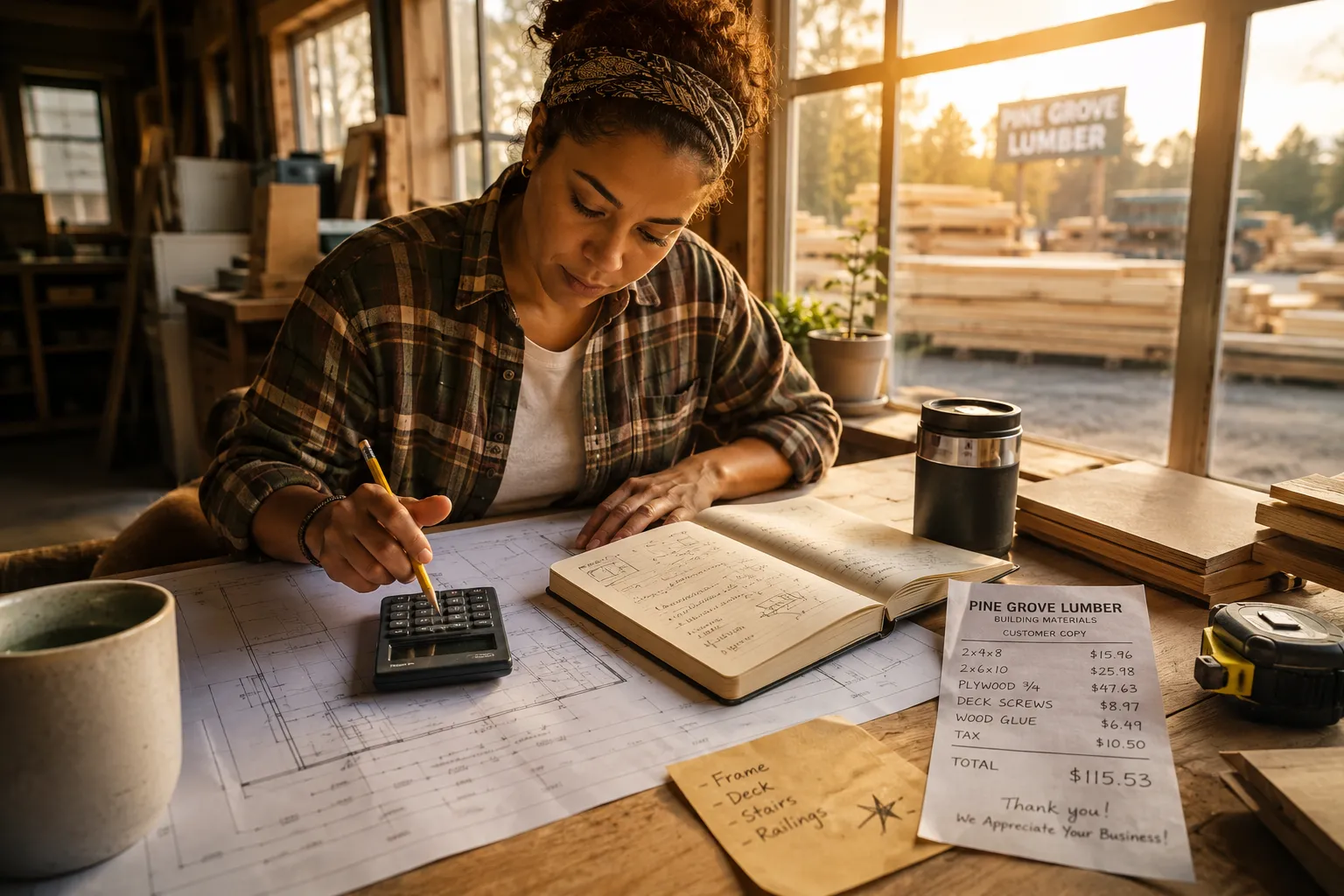 Converting a cut list into a shopping list yourself