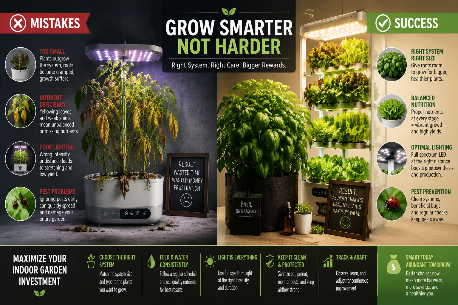 Common Mistakes to Avoid When Investing in an Indoor Gardening System