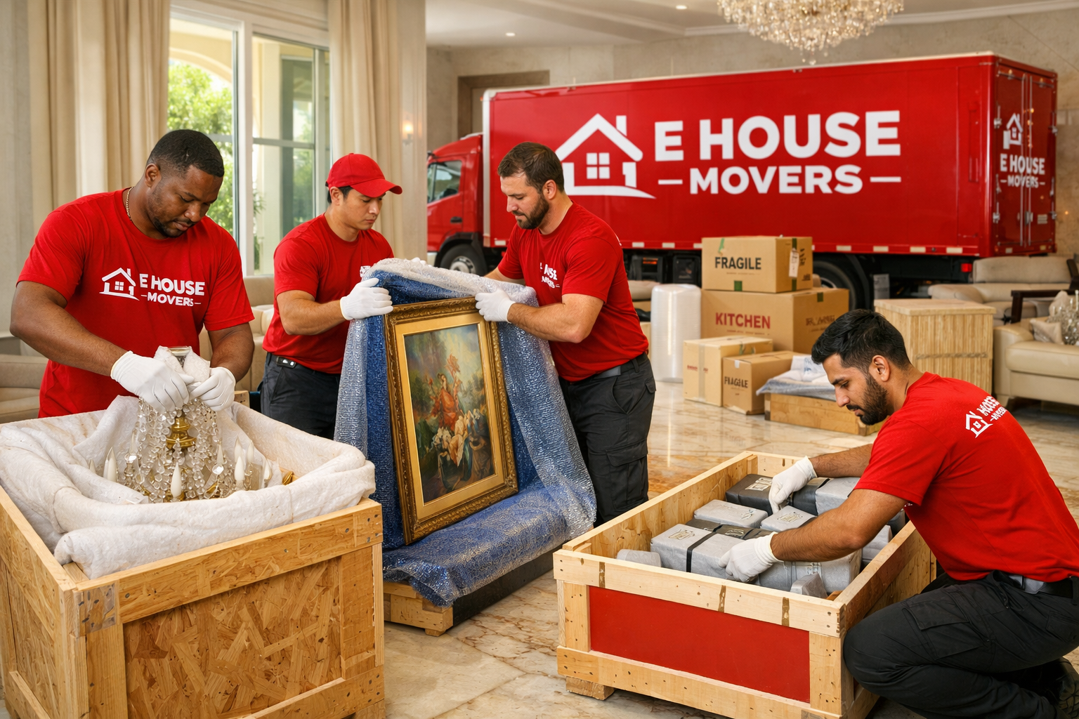 user this color for image #90191c. put this color on worker's Tshirt and on truck. and if you put the truck image, write my brand image on i