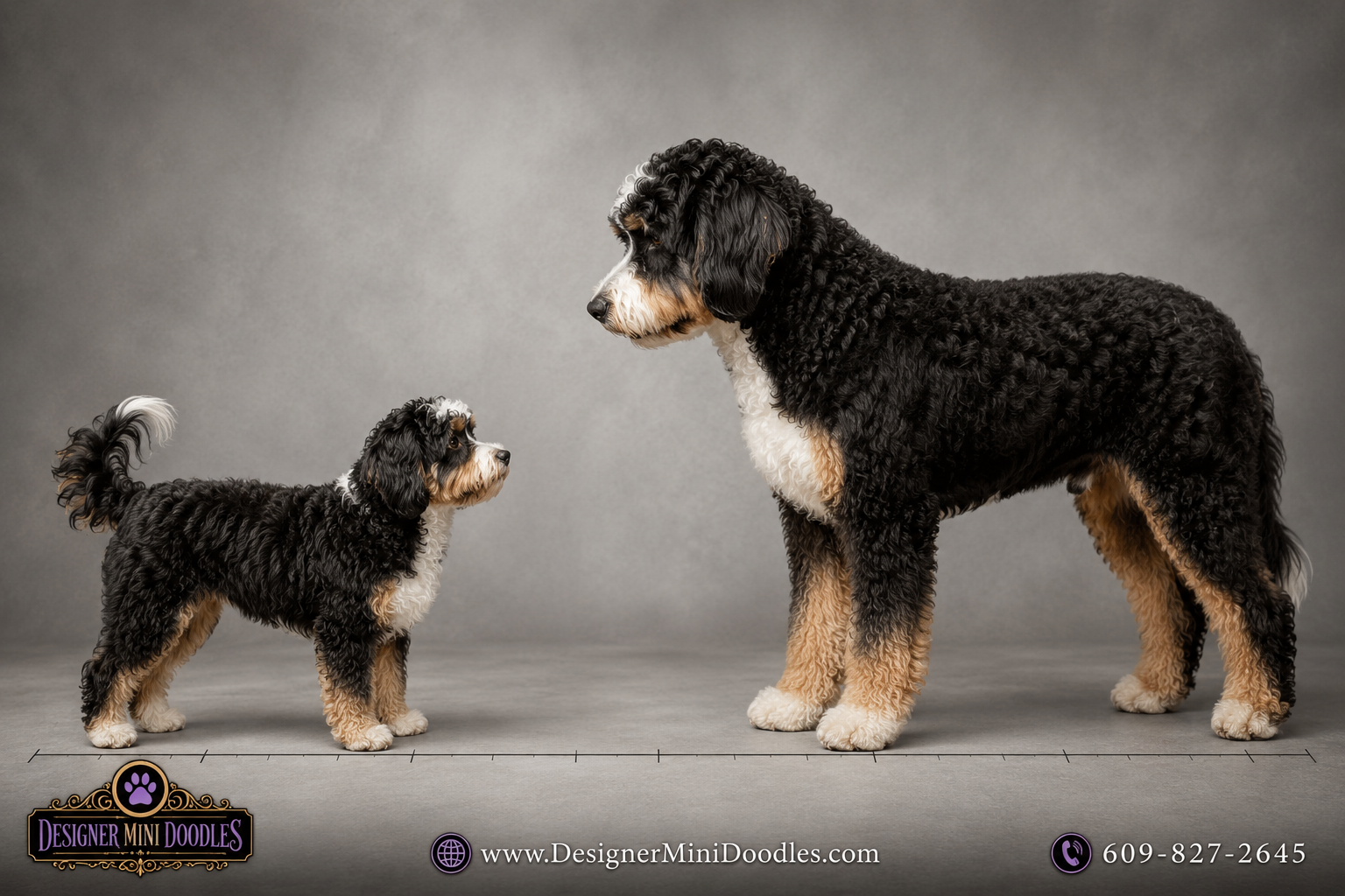 Mini Bernedoodle vs Standard Bernedoodle Differences