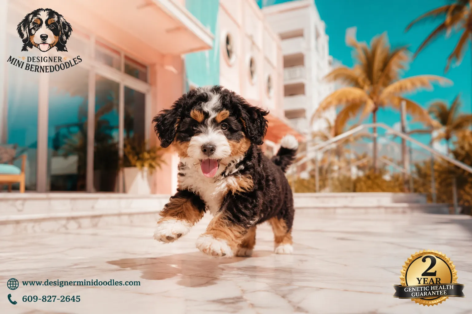 Mini Bernedoodle Puppies Miami
