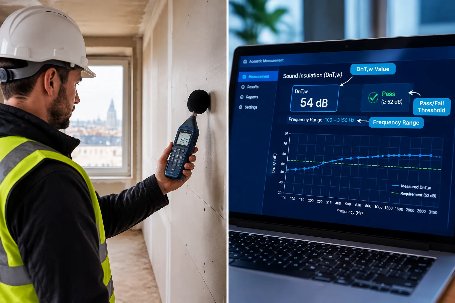 How Building Surveys Assess Sound Transmission: Methods and Metrics