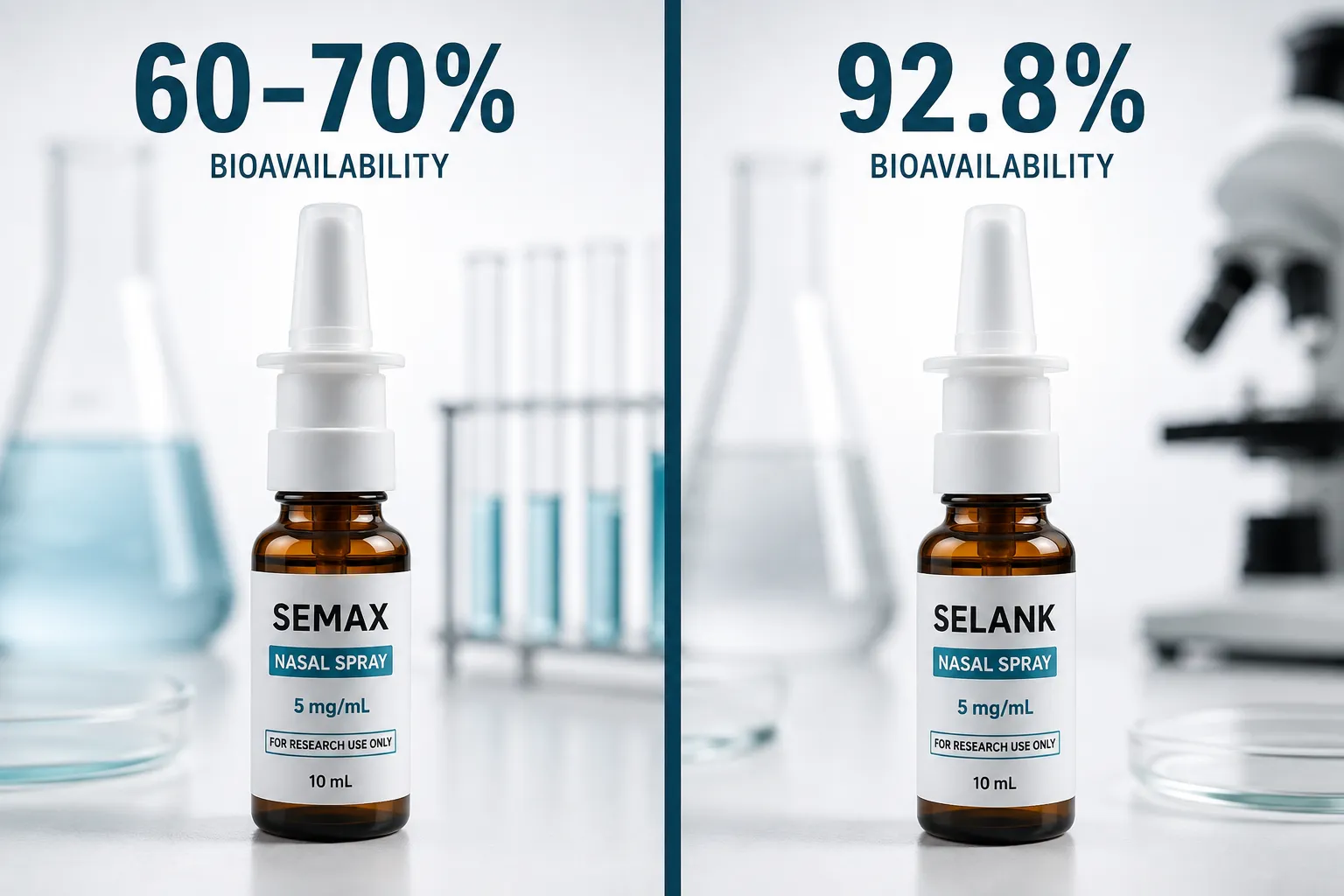 Selank: Higher Bioavailability, Anxiolytic Profile