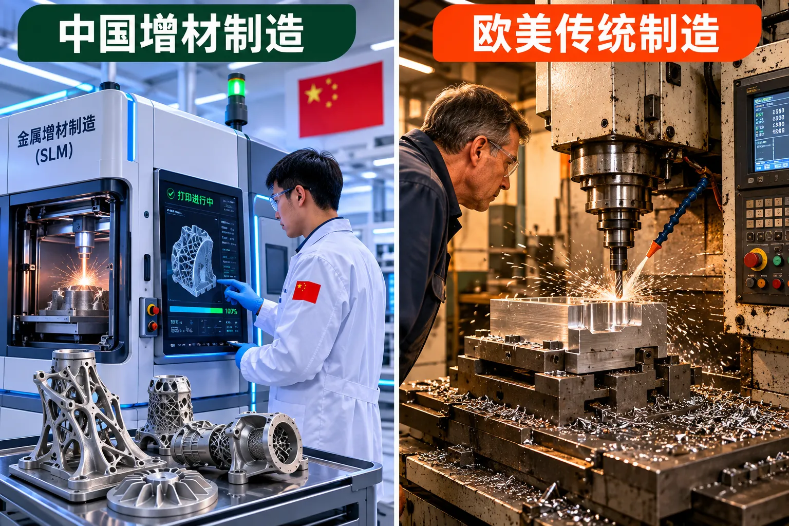 中国3D打印与美国、欧洲有何不同