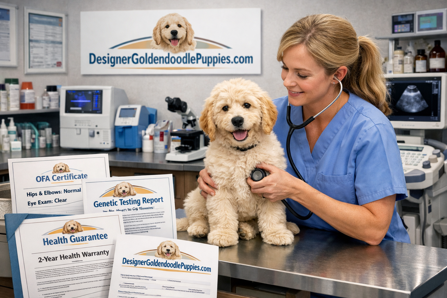 use keyphrases / topics as alt text do not use big paragraphs. Put logo of designergoldendoodlepuppies.com in images as possible where possi