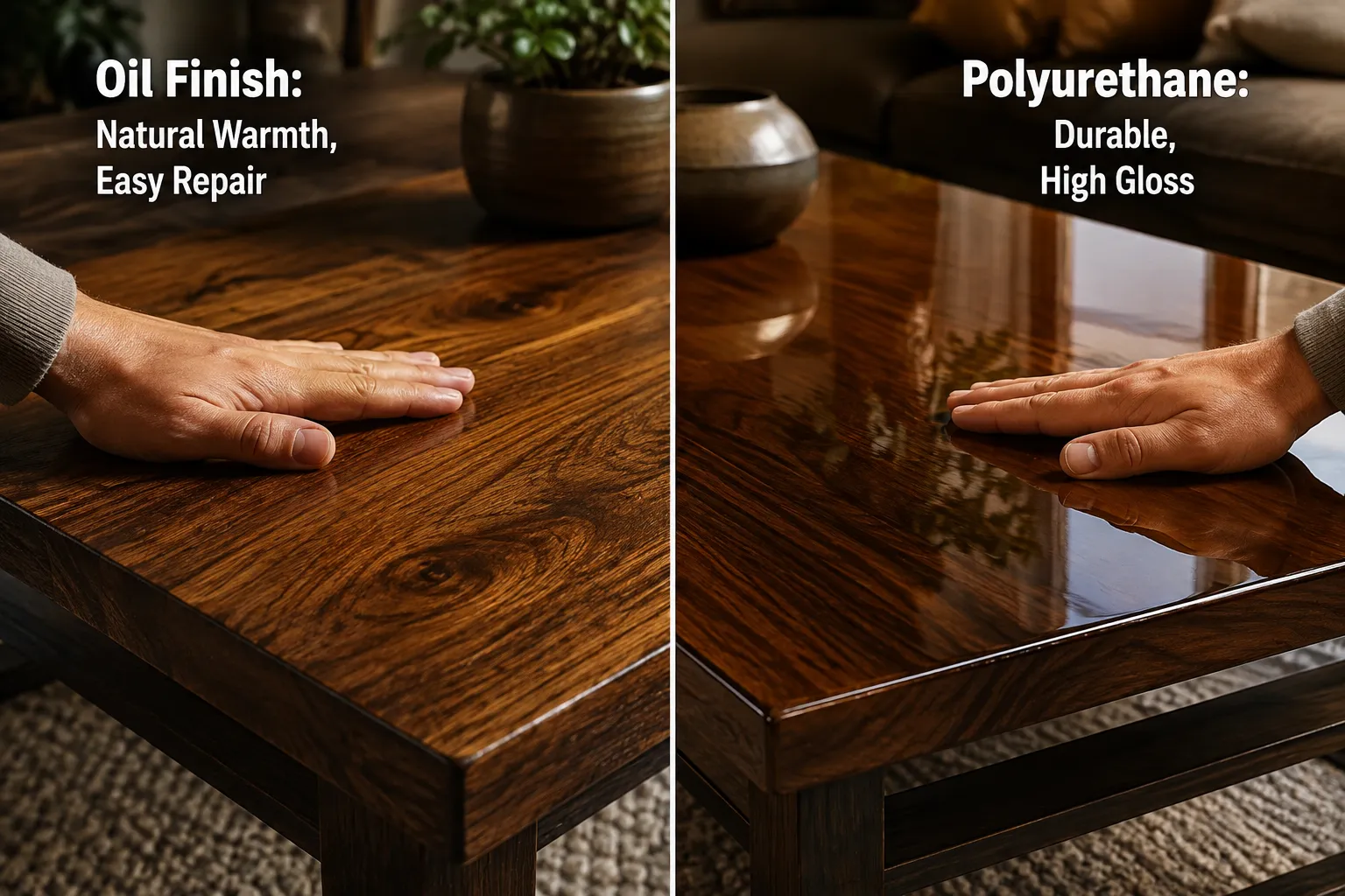 Finishing Your DIY Coffee Table: Protection and Aesthetic Appeal