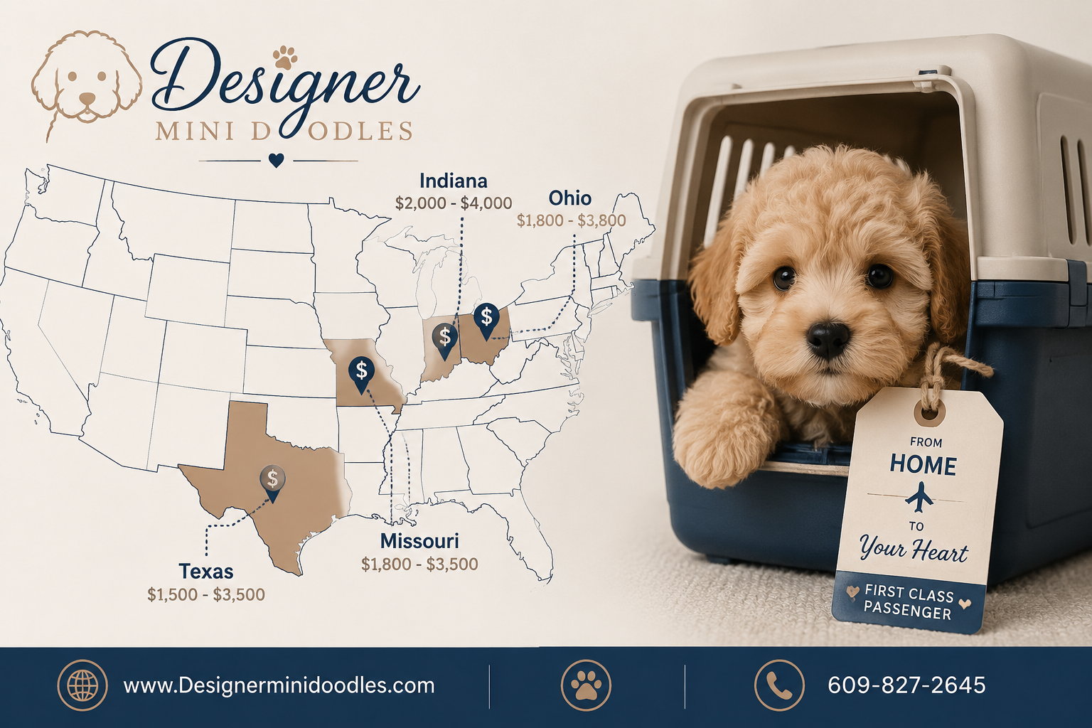 Cheapest States to Buy a Micro Mini Goldendoodle