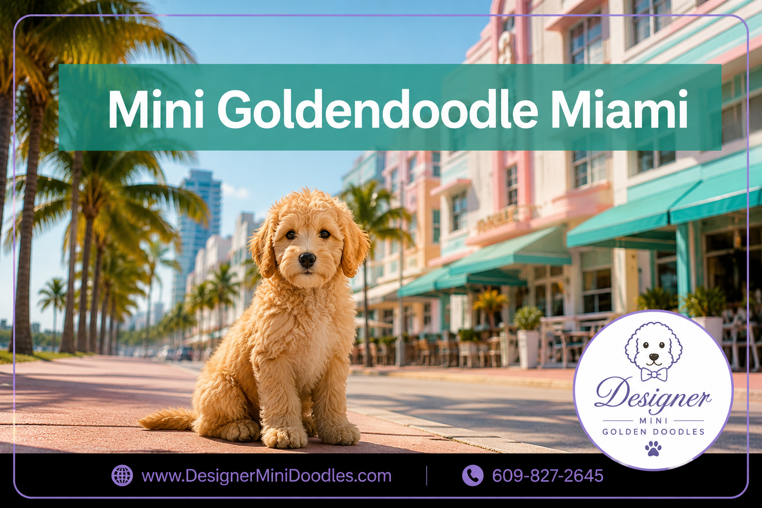 mini golden doodle Miami