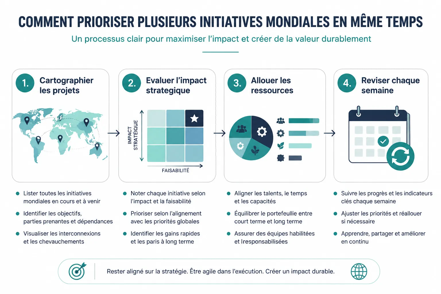 Comment prioriser quand vous gérez plusieurs projets internationaux à la fois