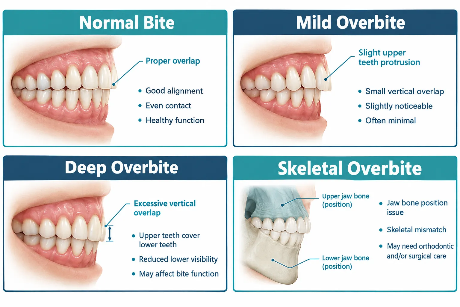 Can Invisalign Fix an Overbite? What to Expect Before You Start 2 Comprehending Overbite: What Type Do You Have?