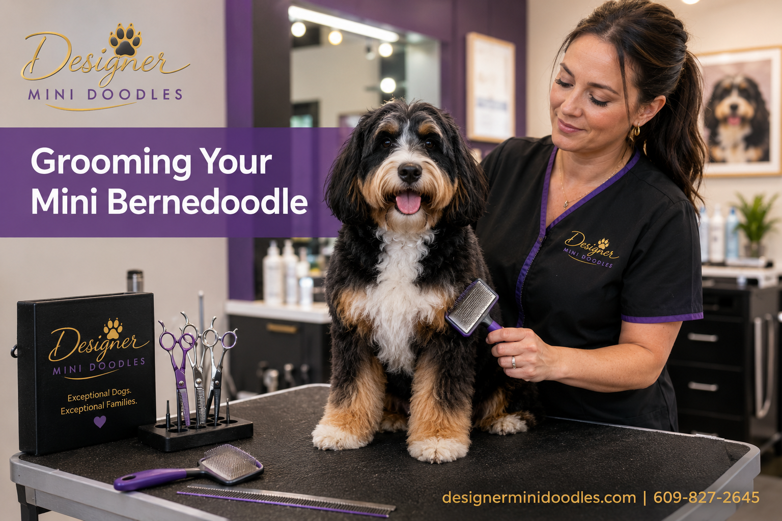 What Are the Grooming Requirements for a Mini Bernedoodle?
