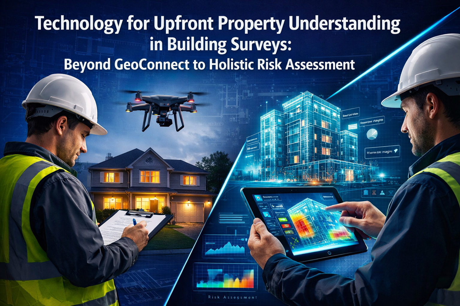 Professional () hero image featuring 'Technology for Upfront Property Understanding in Building Surveys: Beyond GeoConnect