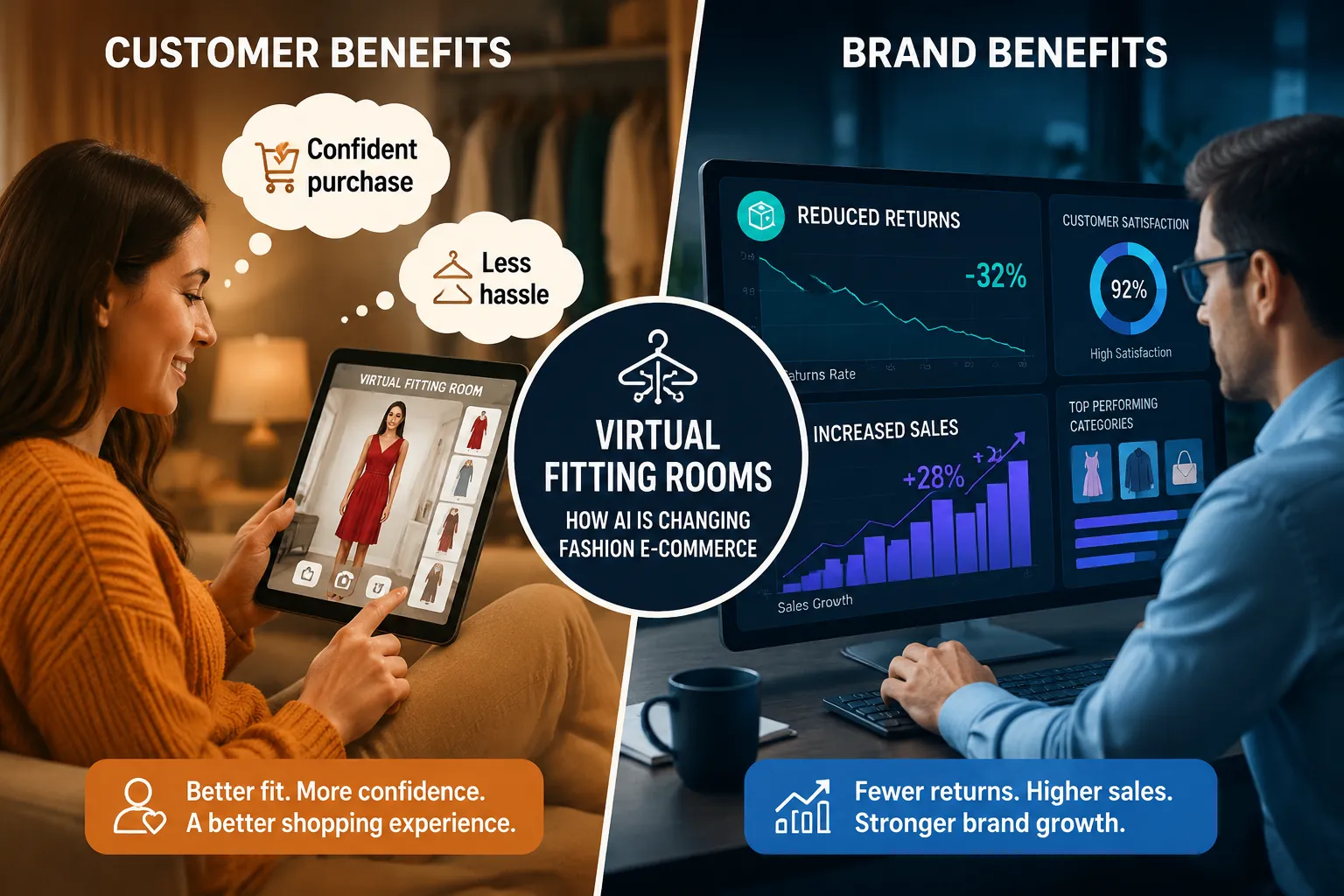 Virtual Fitting Rooms: How AI Is Changing Fashion E-Commerce | Start Entrepreneur Online How Do Virtual Fitting Rooms Actually Work with AI?