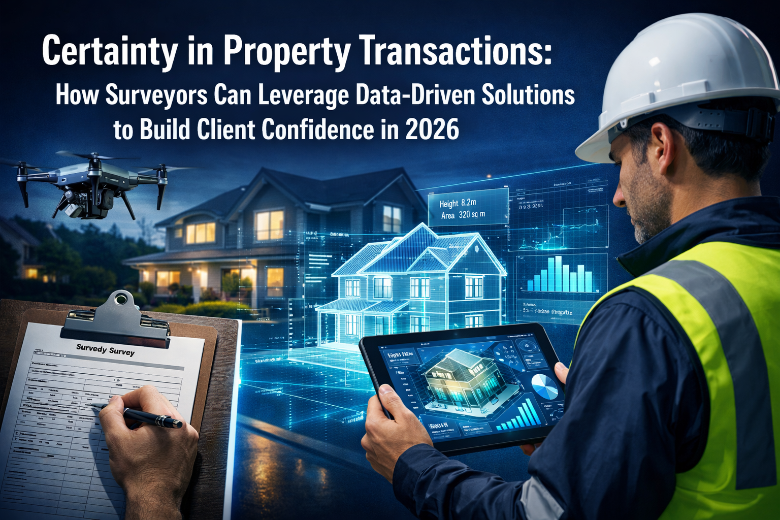 Professional () hero image featuring 'Certainty in Property Transactions: How Surveyors Can Leverage Data-Driven Solutions