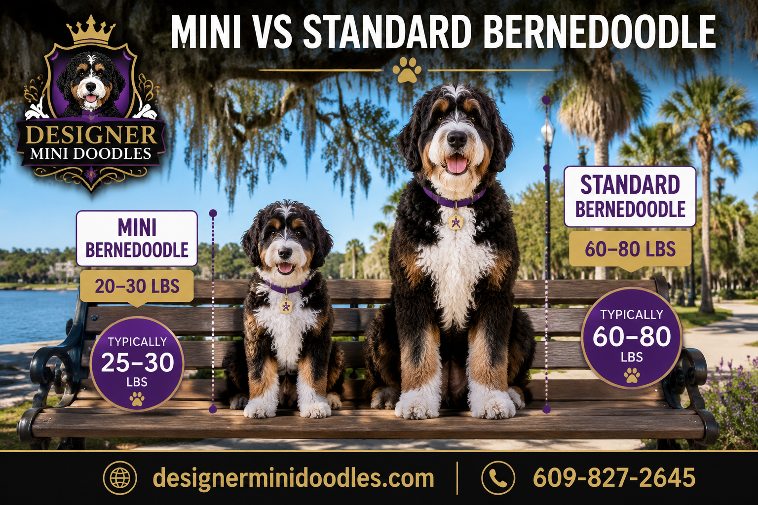 What's the Difference Between F1 and F1B Mini Bernedoodles?