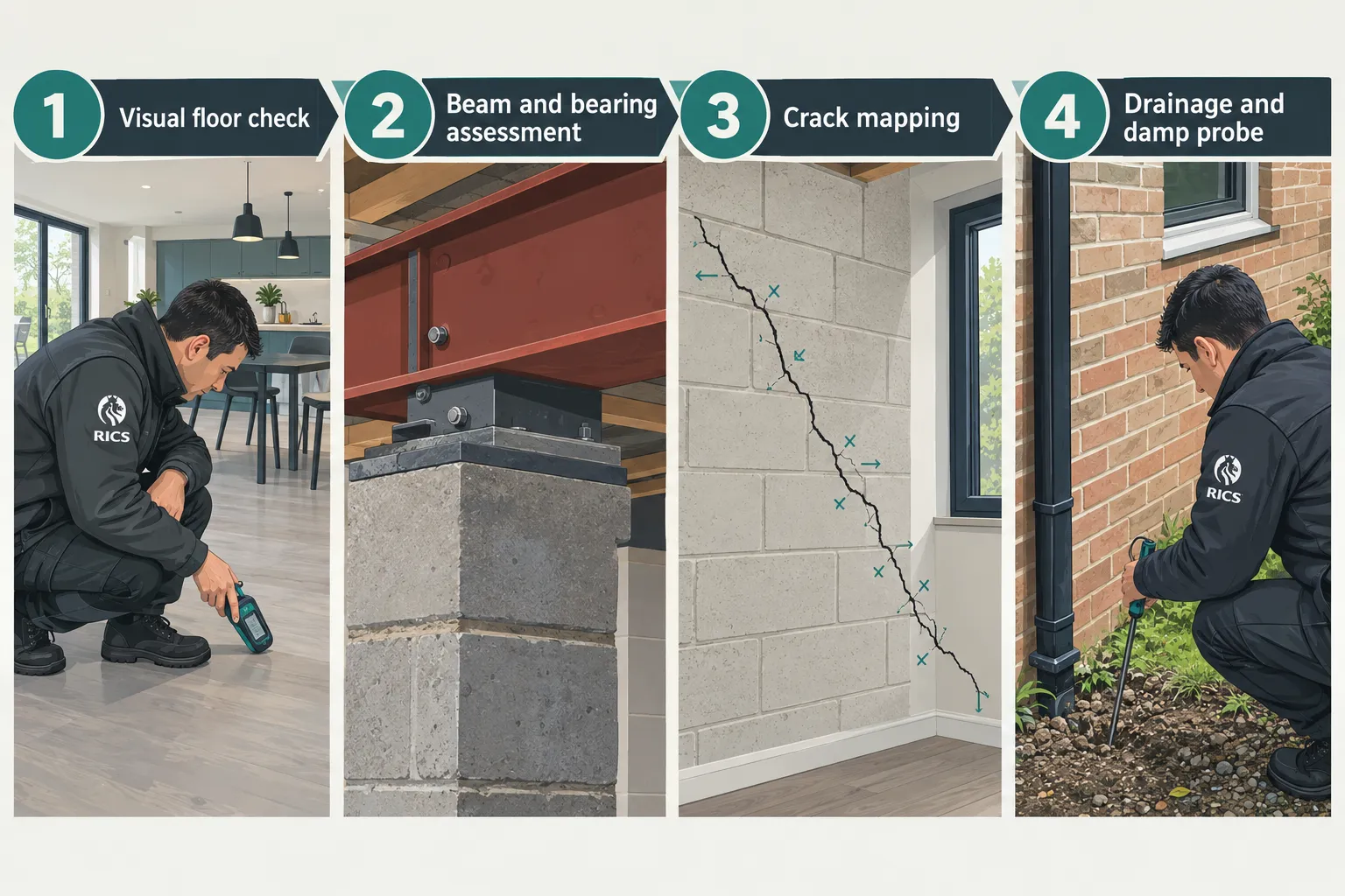 What Does a Surveyor Check Before You Buy a House With an Open-Plan Ground Floor: The Structural Inspection