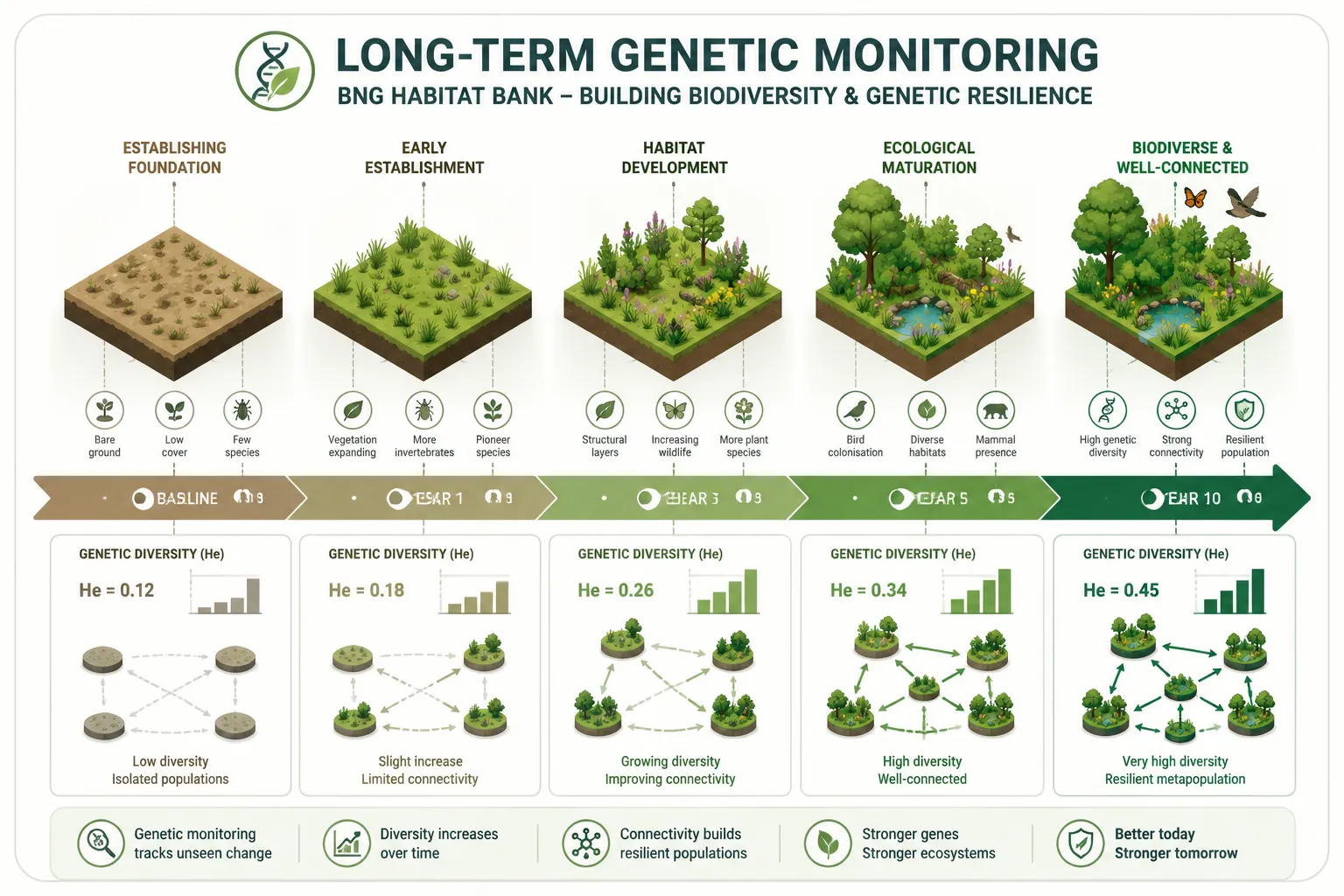 Linking Genetic Diversity Data to BNG Regulatory Requirements