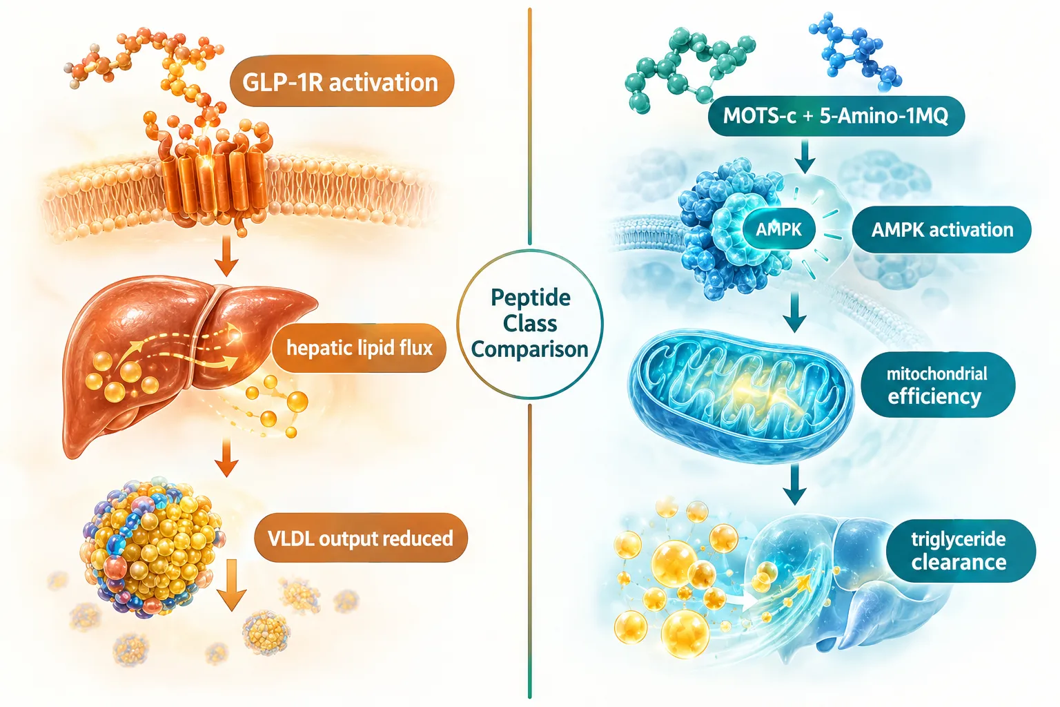 How GLP-Class, MOTS-c, and Metabolic Peptides Shift Lipid Fractions