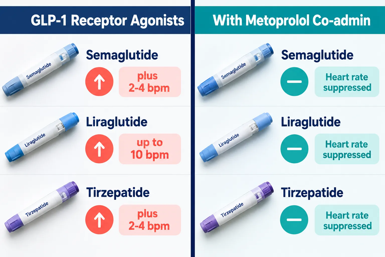 Incretin Peptides and the Chronotropic Problem