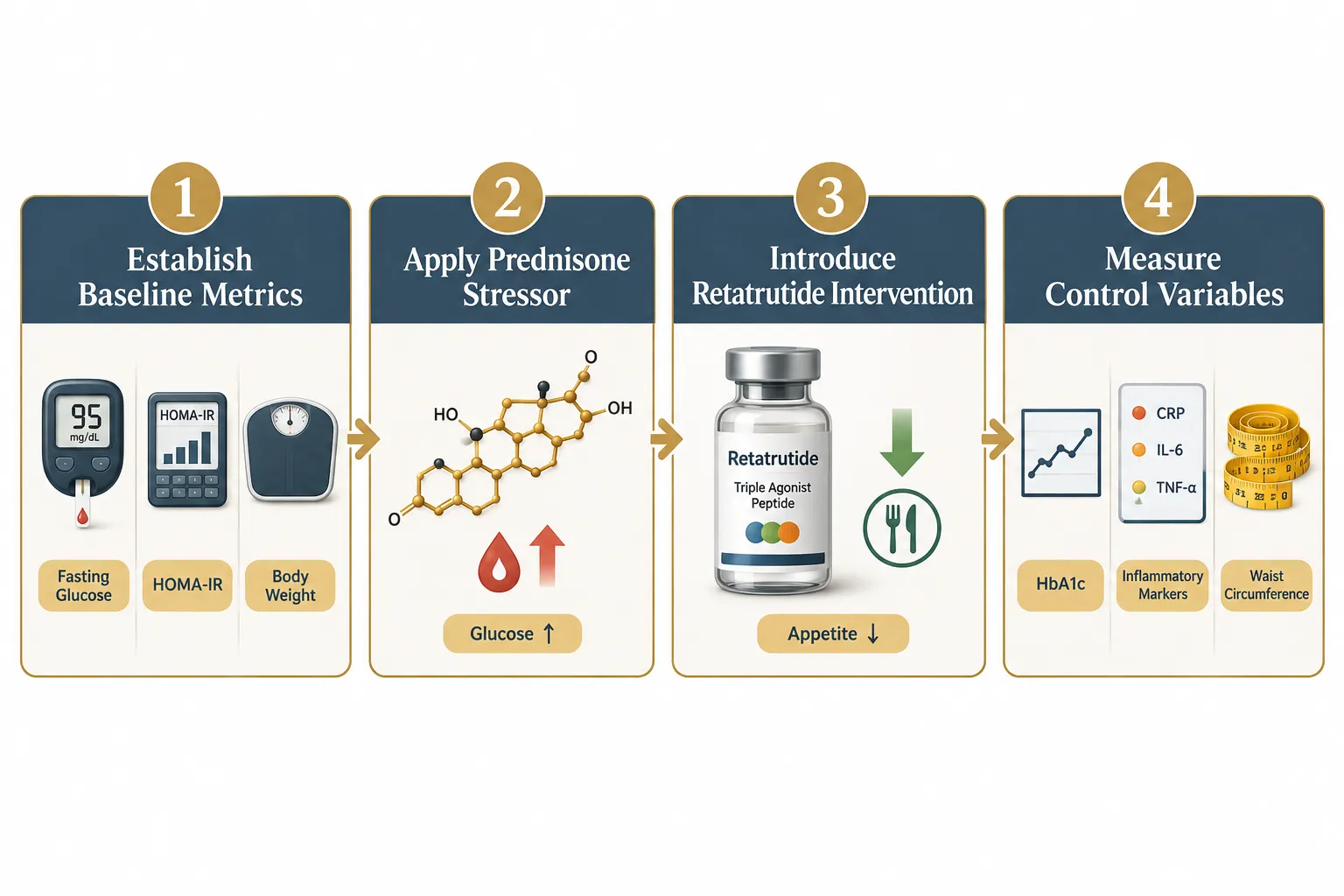 Designing Controls for Glucose, Appetite, and Inflammation Using Both Agents