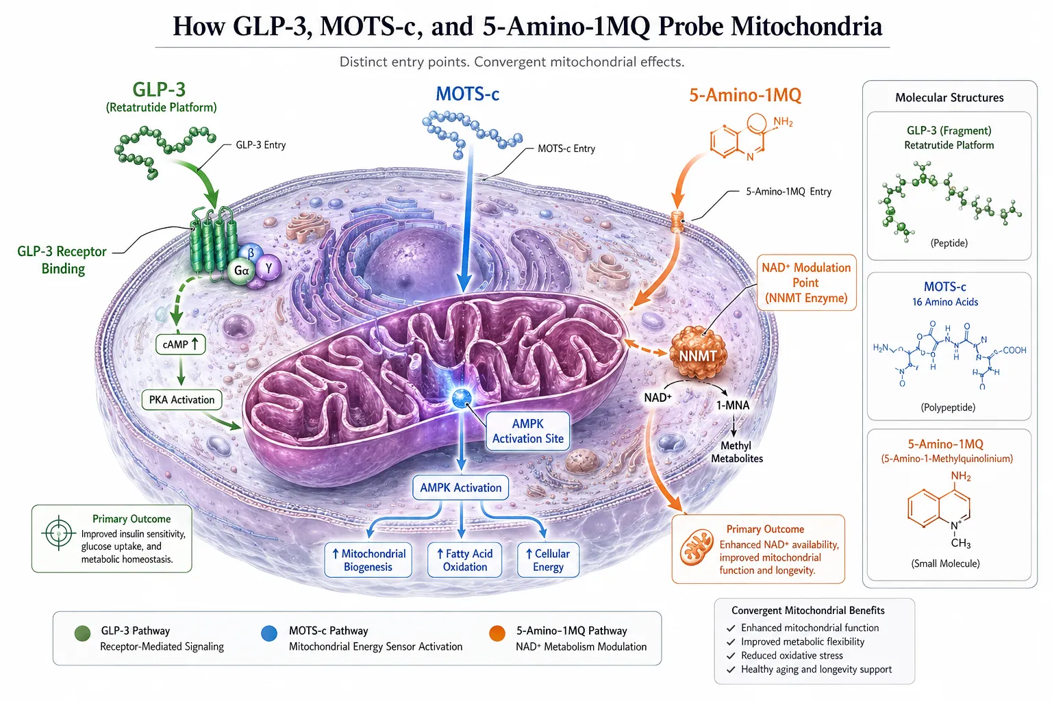 How These Peptides Probe Mitochondrial Function and ATP Production