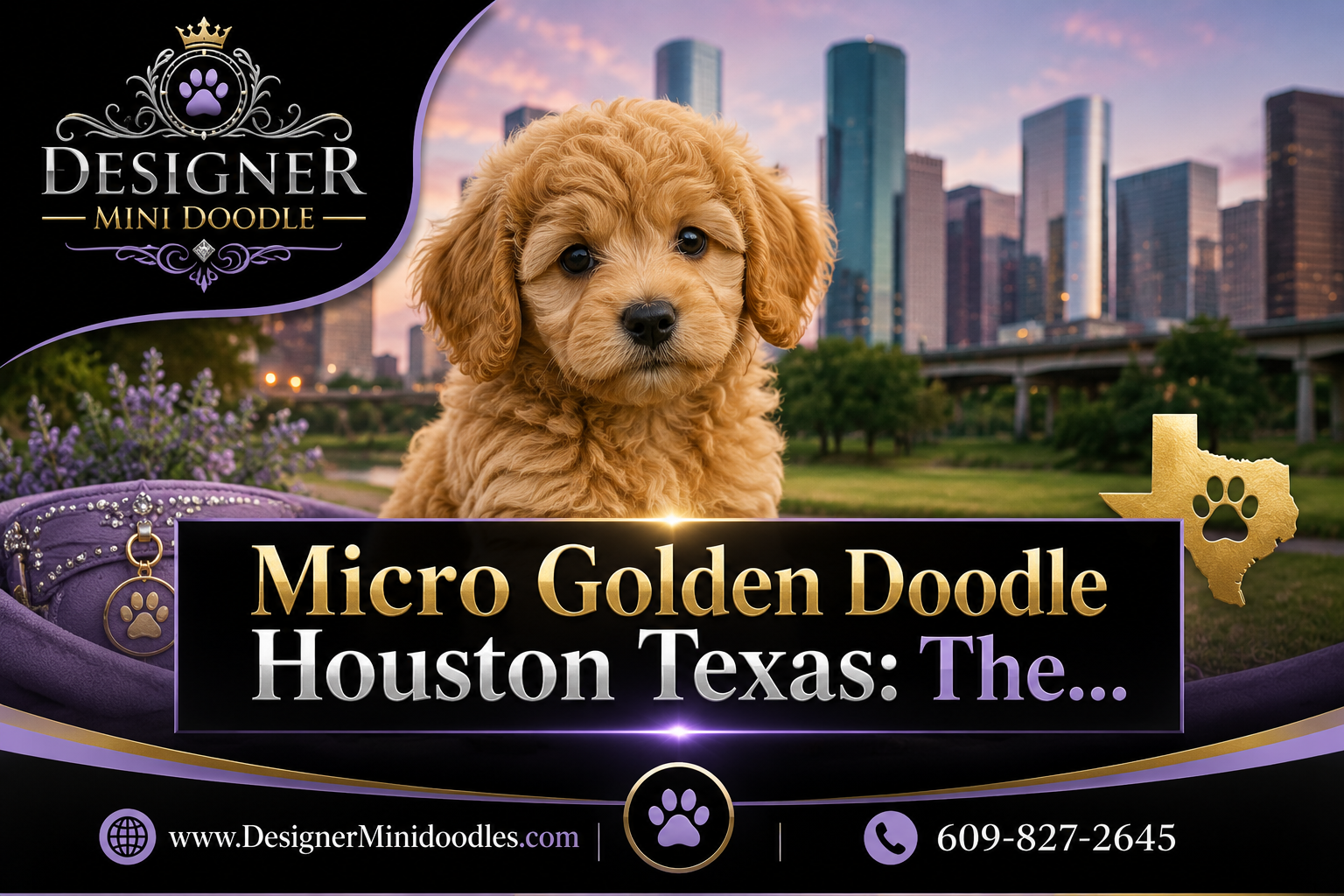 micro golden doodle Houston Texas