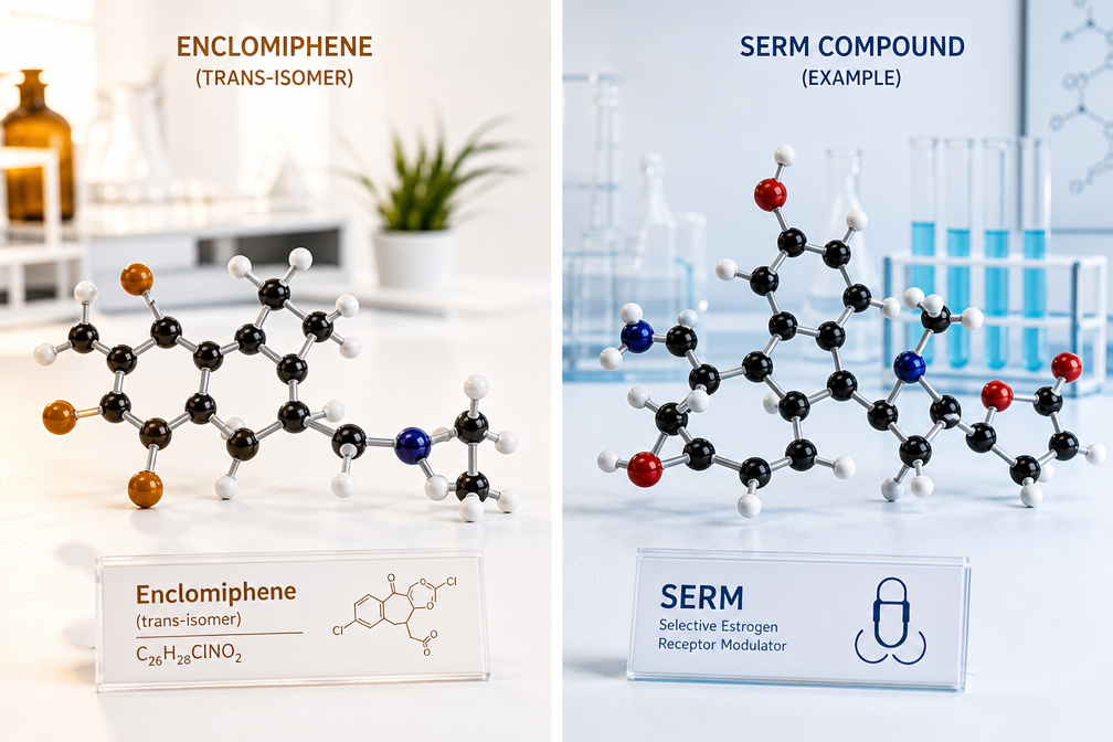 Enclomiphene and Estrogen Receptor Signaling in Research: How It Compares With serm-Based Hormone Studies