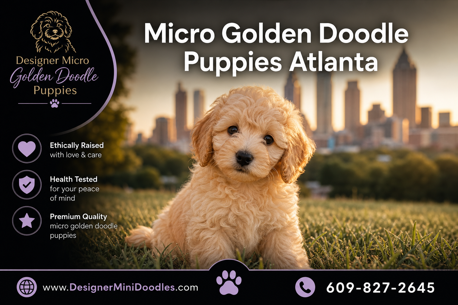 micro golden doodle puppies Atlanta