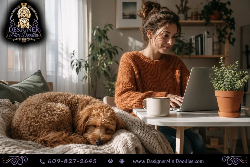 Can toy goldendoodles be left alone?