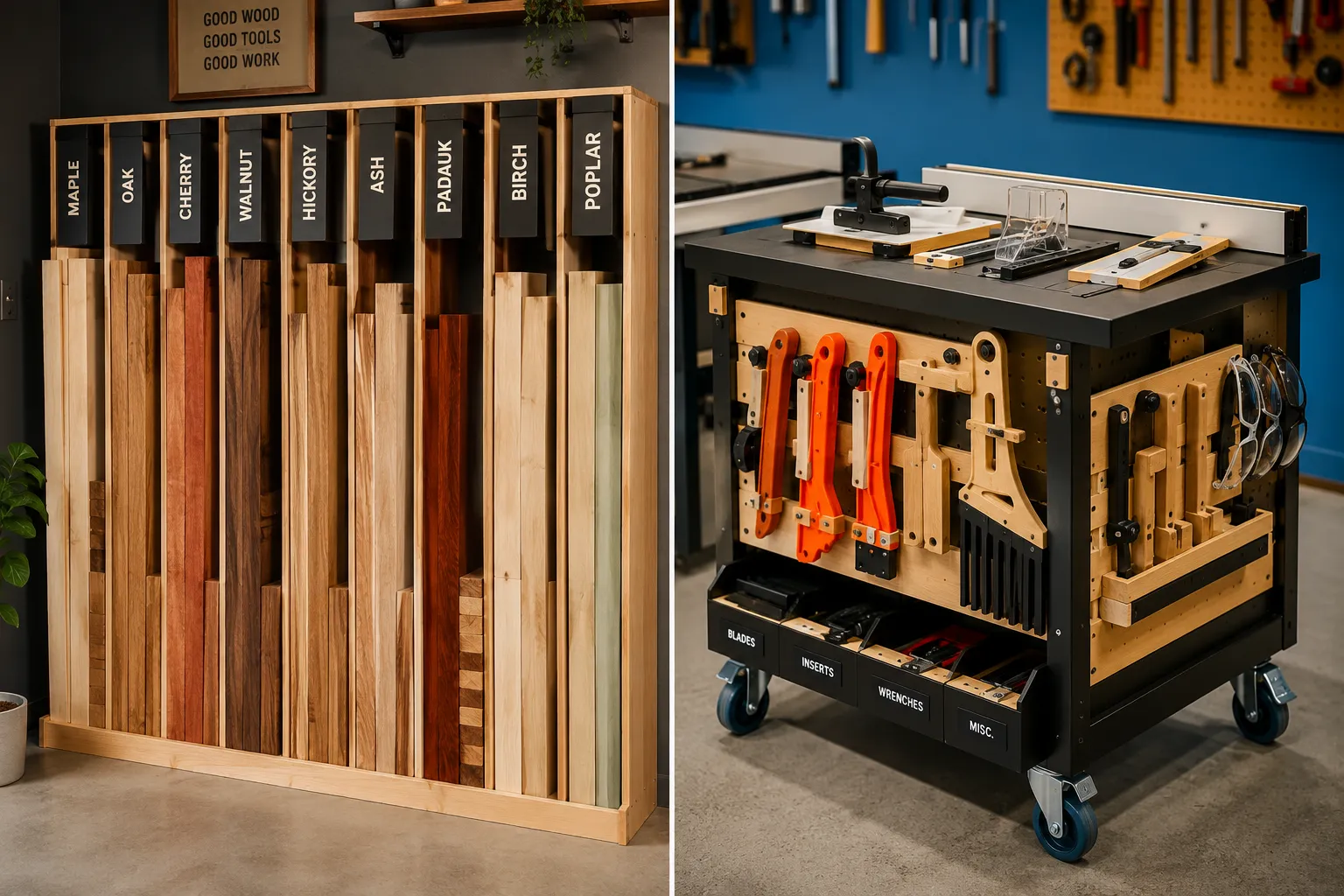 Jigs and Accessories Organization