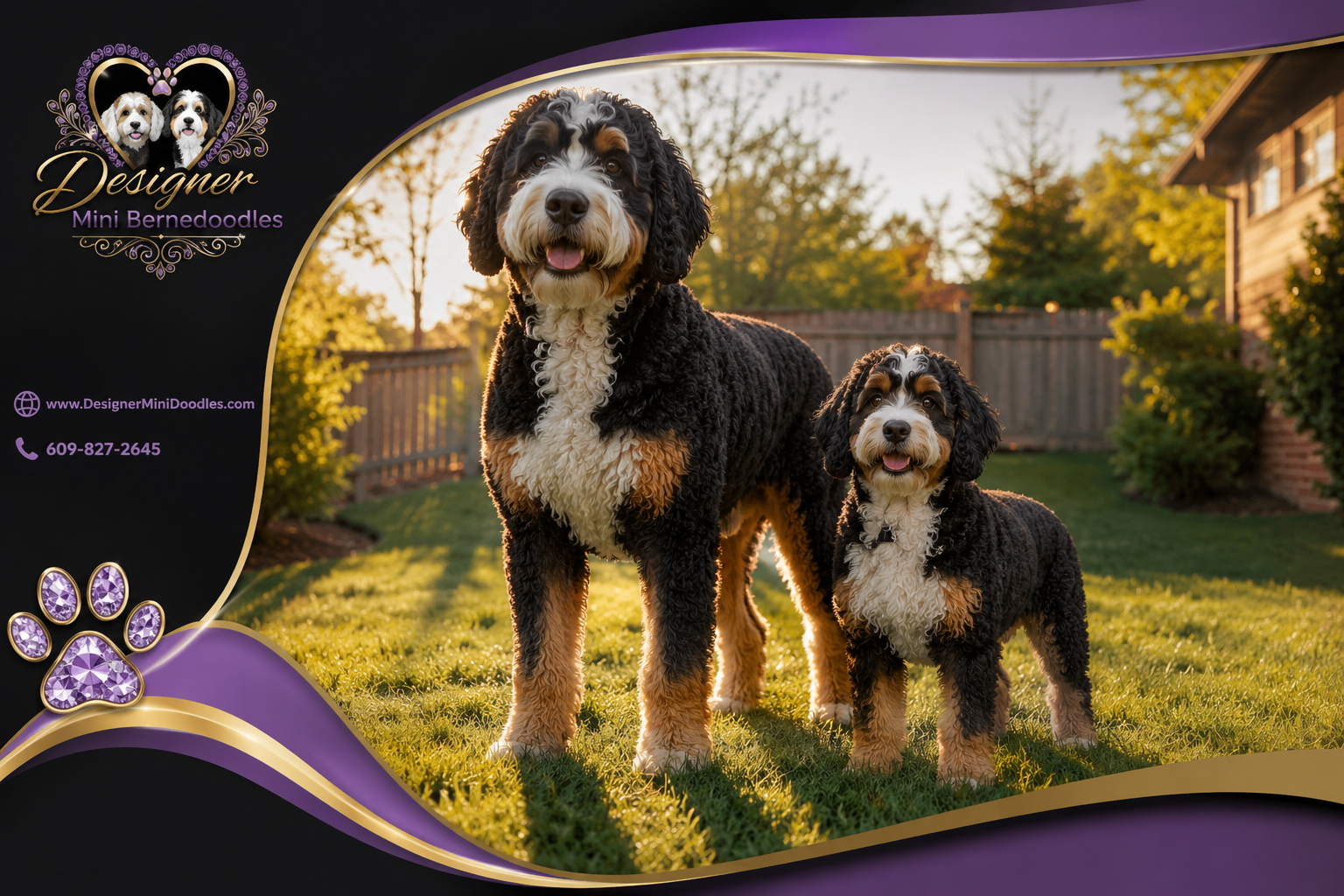 mini bernedoodles