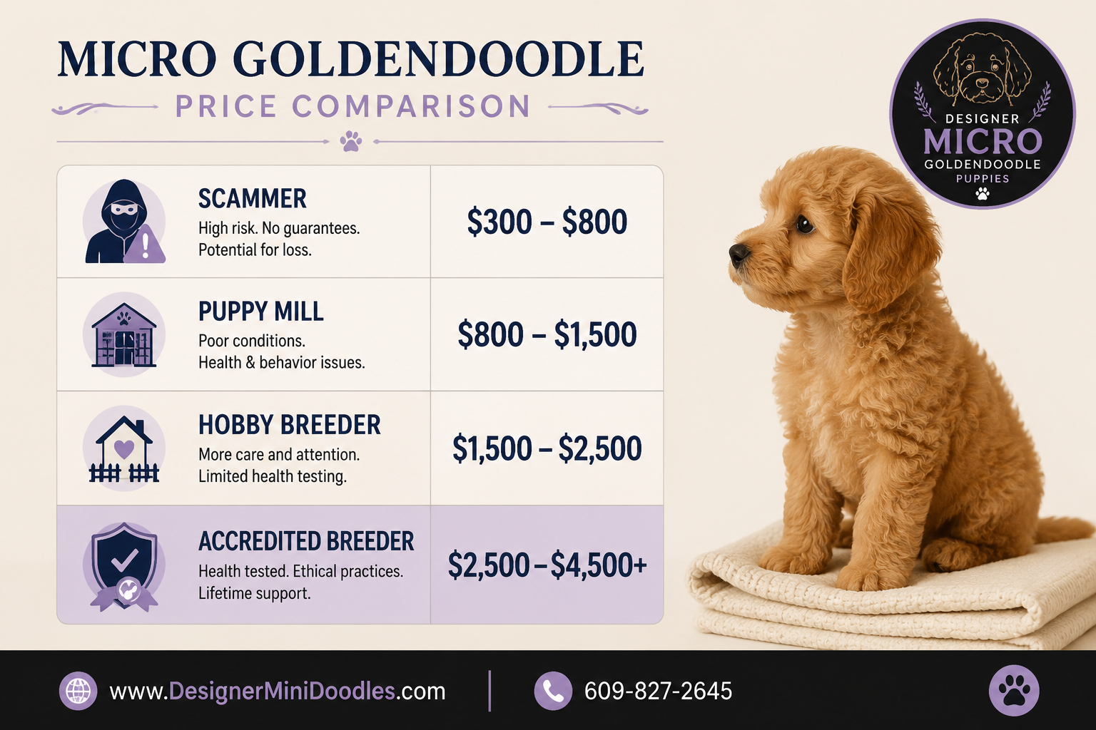 Micro Goldendoodle Grooming Requirements and Costs