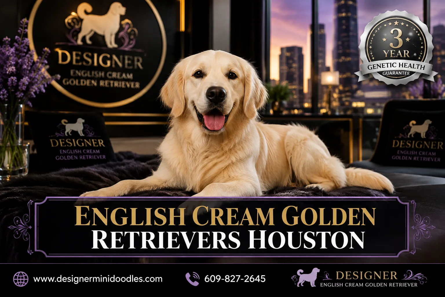 english cream golden retrievers Houston