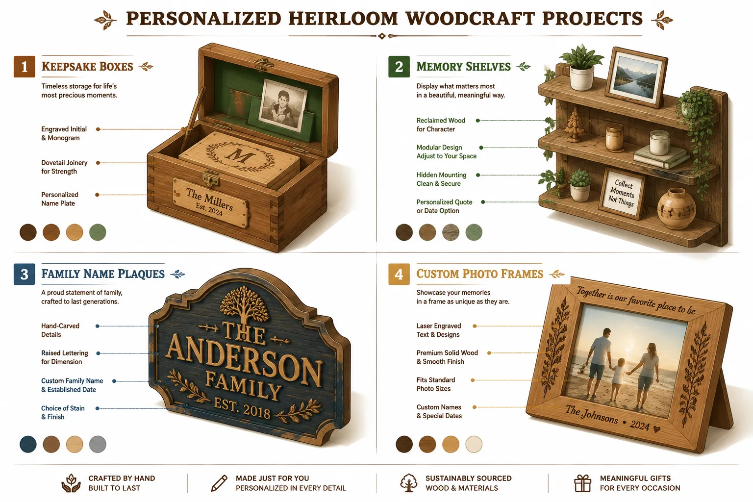 The Enduring Appeal of Personalized Heirloom Woodcraft Projects