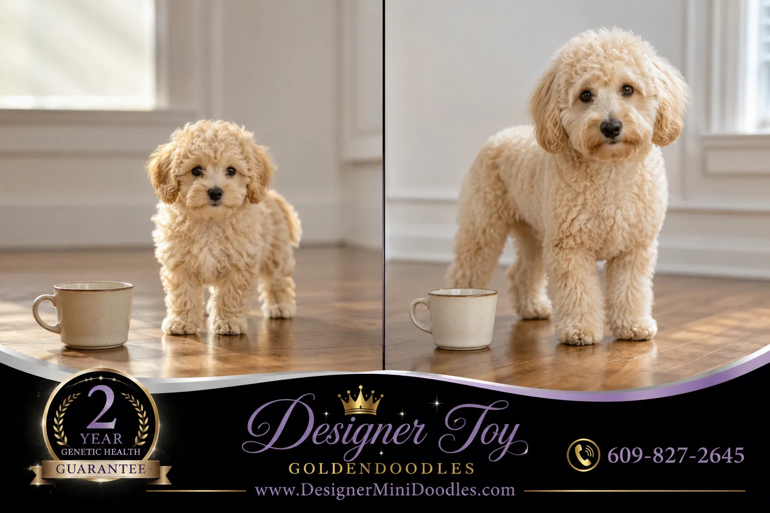 Toy Goldendoodle vs Mini Goldendoodle: Size Difference