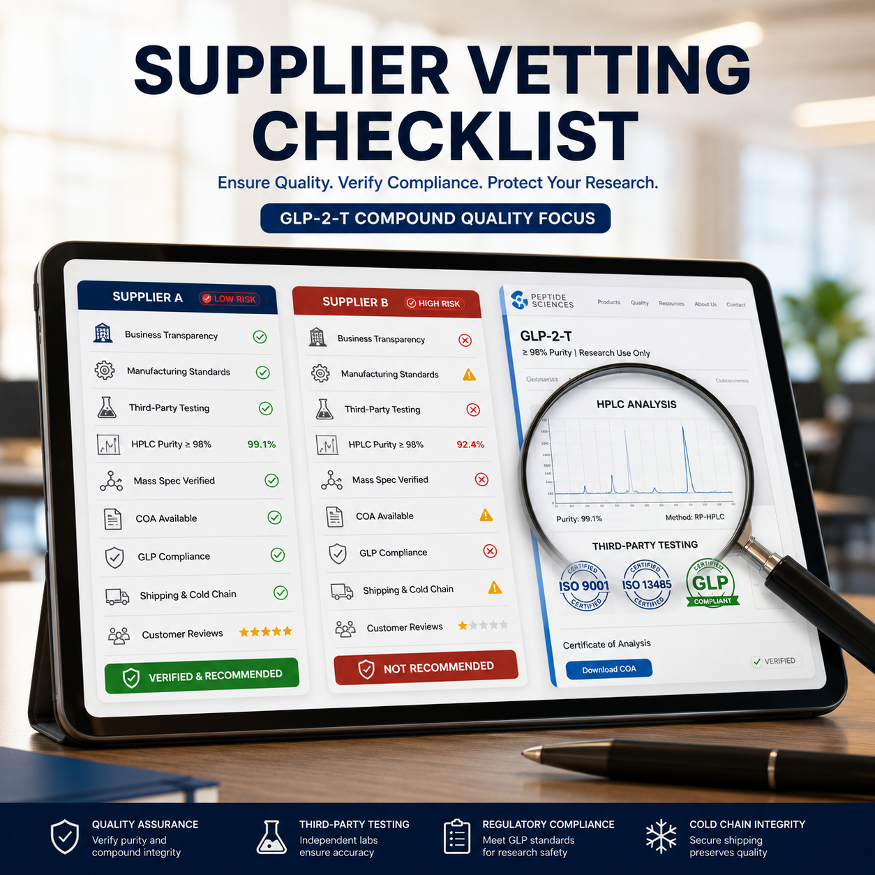Key Quality Standards: A Guide to Sourcing High-Purity Compounds