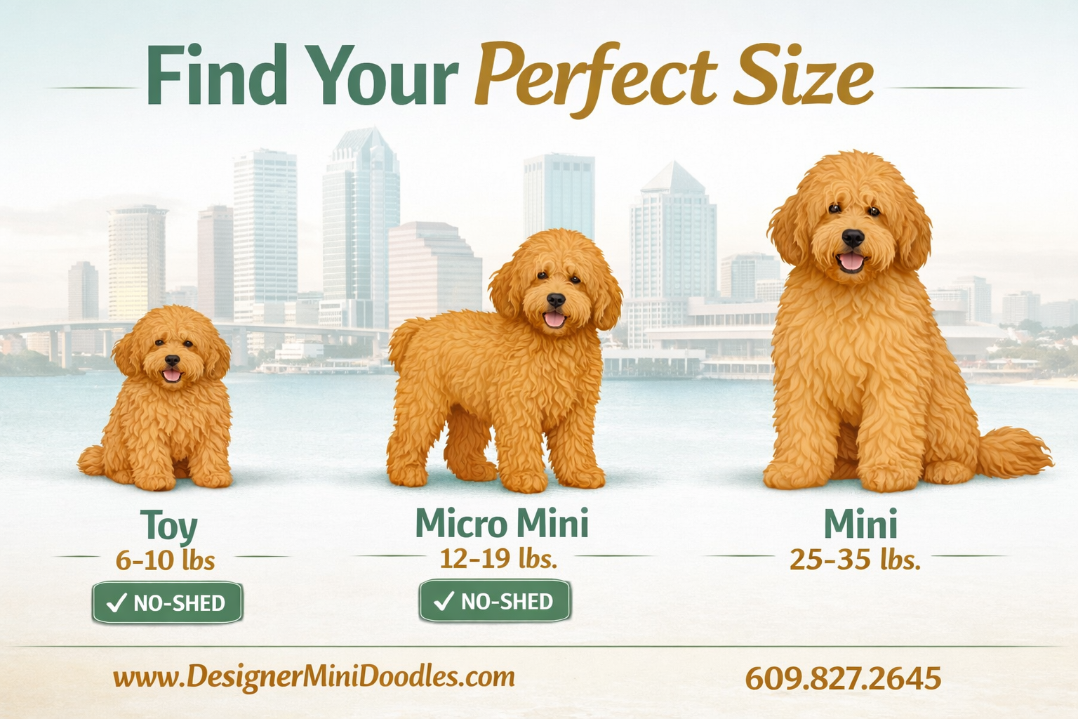 Miniature Goldendoodle puppies in Tampa