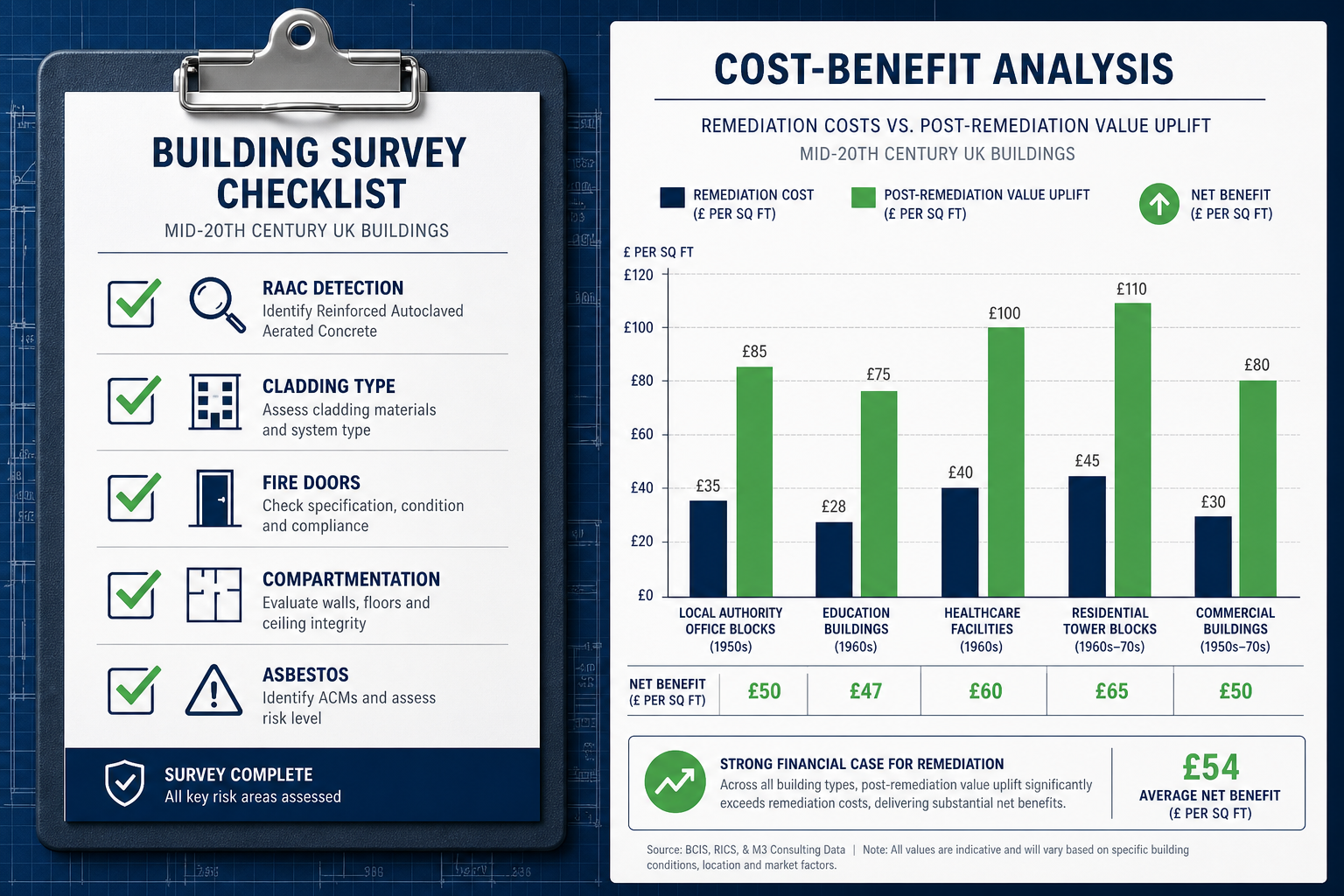 Survey Checklists and Cost-Benefit Analysis for Mid-20th Century Properties