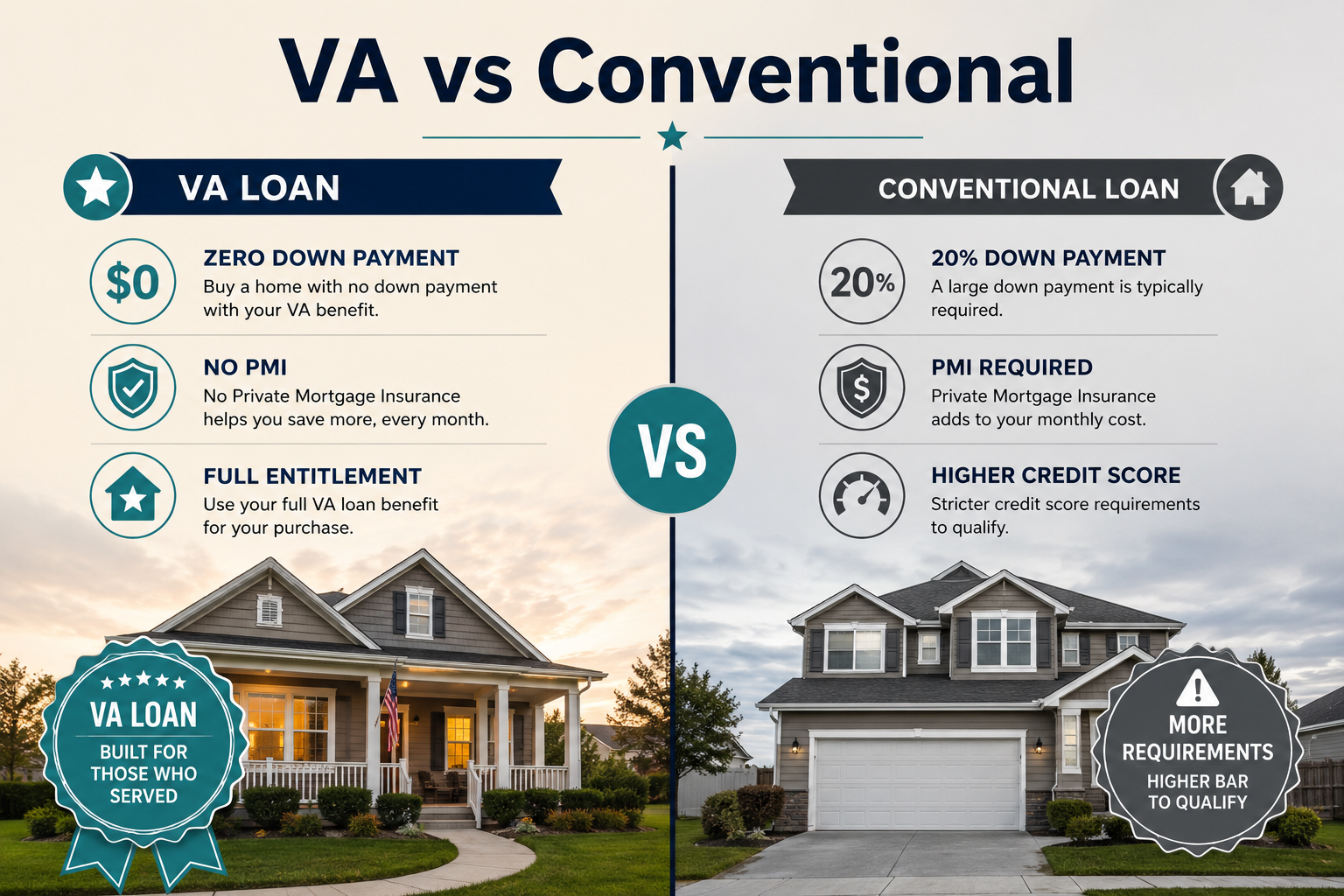 VA Loan No Down Payment and No PMI: What That Actually Saves