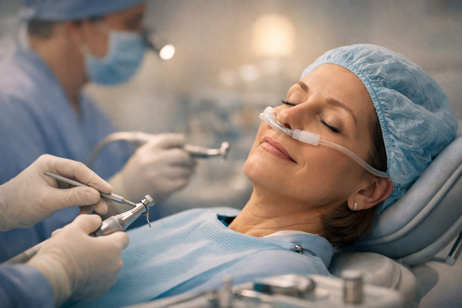 Dental Implant with Sedation