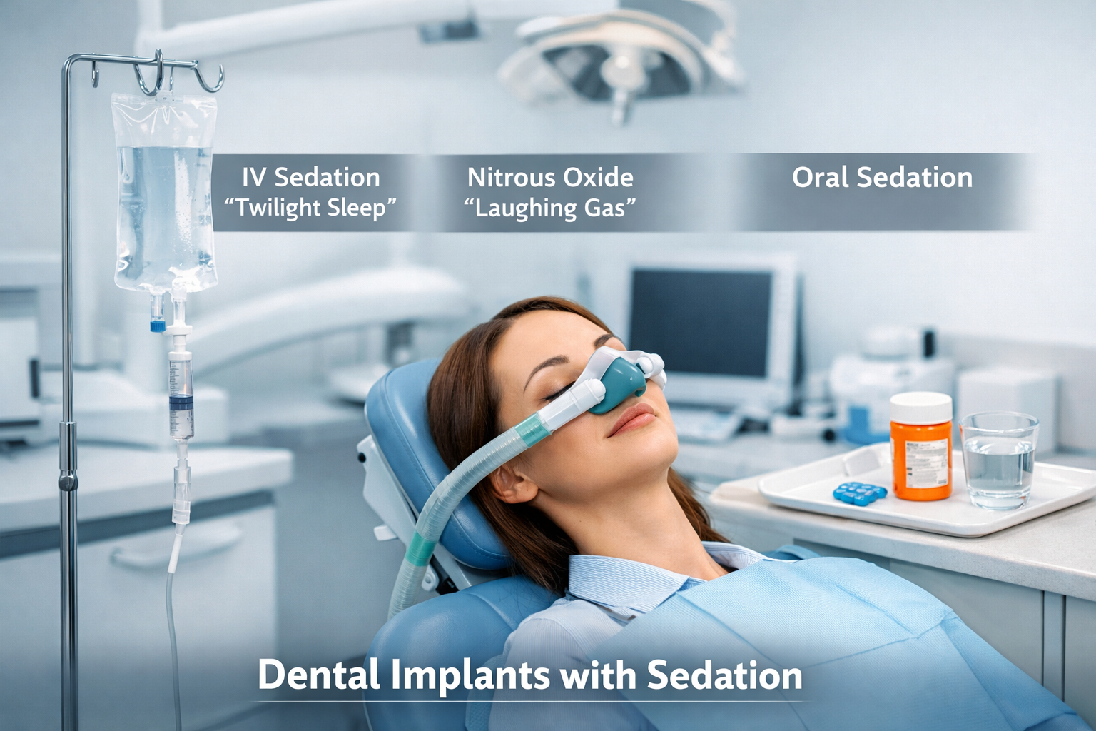 Dental Implant with Sedation